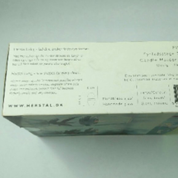 Vintage Herstal Glass Candle Holder 2st. - Picture 13 of 16